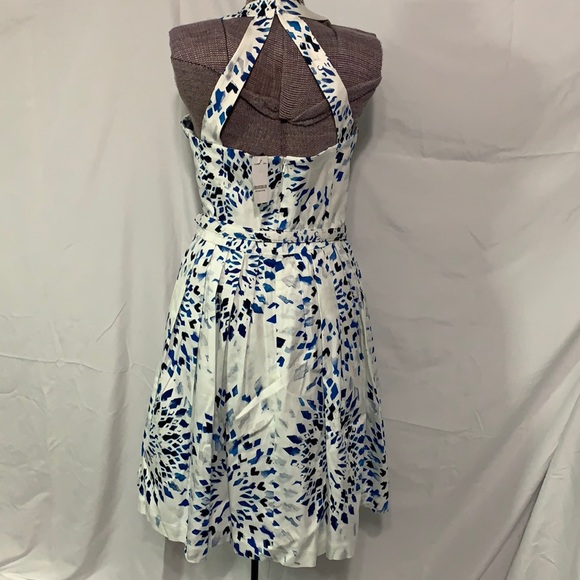 White House Black Market Blue and White Dress - Picture 2 of 2